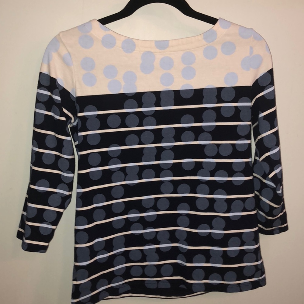 Patterned long sleeve shirt